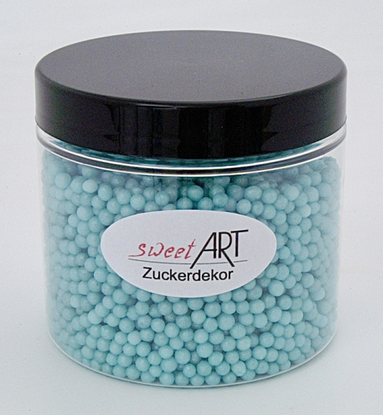 Zuckerperlen Medium Glimmer Türkis 40 g bei sweetART-01